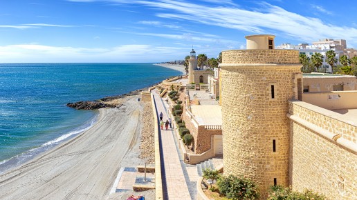 Castillo de Santa Ana en Roquetas de Mar