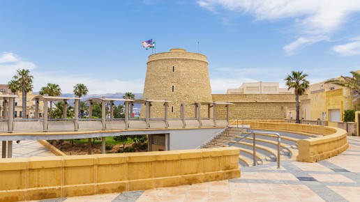 Castillo de Santa Ana en Roquetas de Mar
