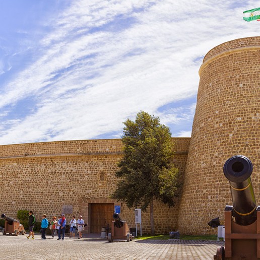 Castillo de Santa Ana en Roquetas de Mar