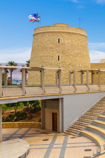 Castillo de Santa Ana en Roquetas de Mar