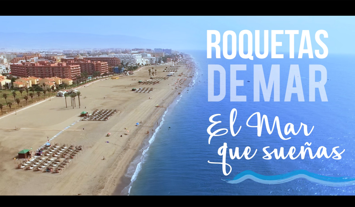 El spot promocional de Roquetas de Mar ha sido visto ya por casi 135.000 personas en un mes