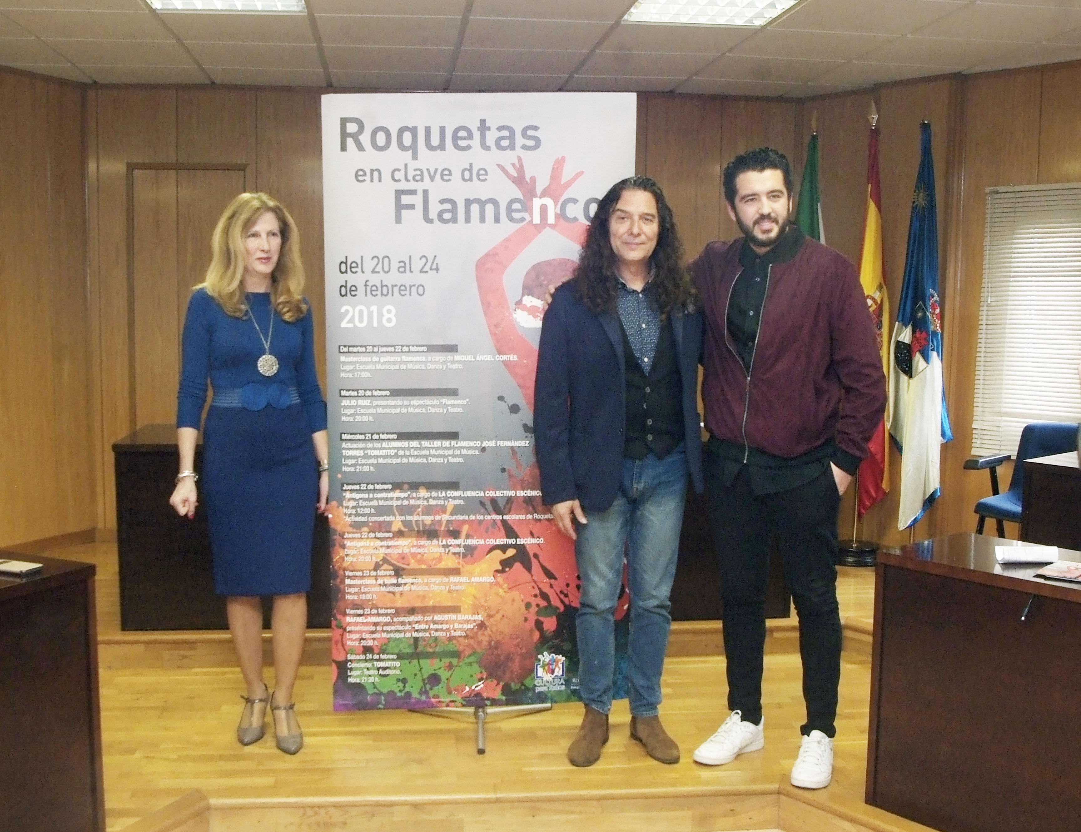 Tomatito, Miguel Ángel Cortés, Rafael Amargo, Agustín Barajas y Julio Ruiz participarán en ‘Roquetas en clave de flamenco’