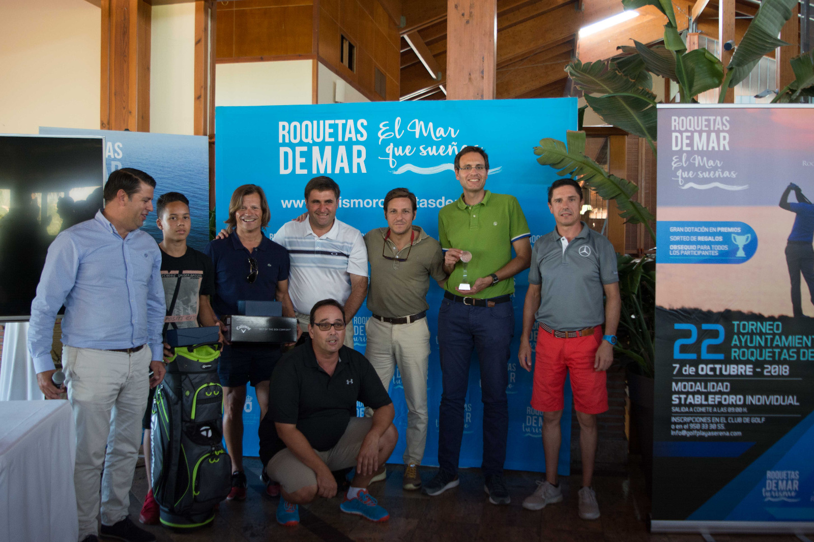 FINALIZA LA XXII EDICIÓN DEL TORNEO DE GOLF AYUNTAMIENTO DE ROQUETAS DE MAR, “ROQUETAS DE MAR, EL MAR QUE SUEÑAS”