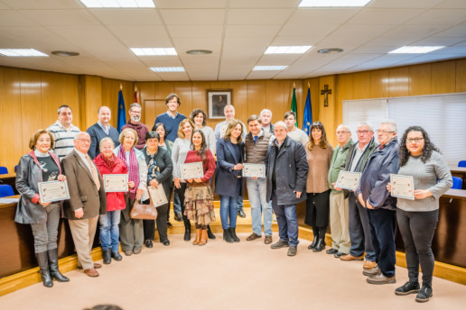 Foto de familia de la entrega de premios del concurso de belenes 20122019